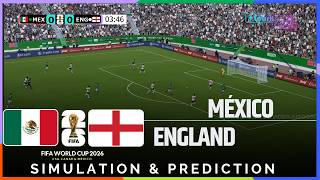 ⚽ México vs Inglaterra | Copa Mundial 2026 | Simulación y predicción realista (Gameplay)