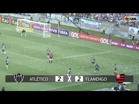 Gols: Atlético-MG 2 x 2 Flamengo