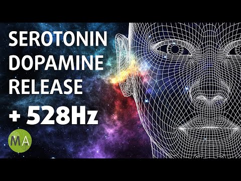 Serotonin and Dopamine Release 10Hz Isochronic Tones + 528Hz Solfeggio