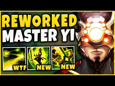 NEW MASTER YI REWORK IS ACTUALLY BEYOND BROKEN!  (NEW Q=FIORA ULT) - League of Legends