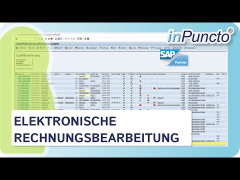 Elektronische Rechnungsbearbeitung in SAP