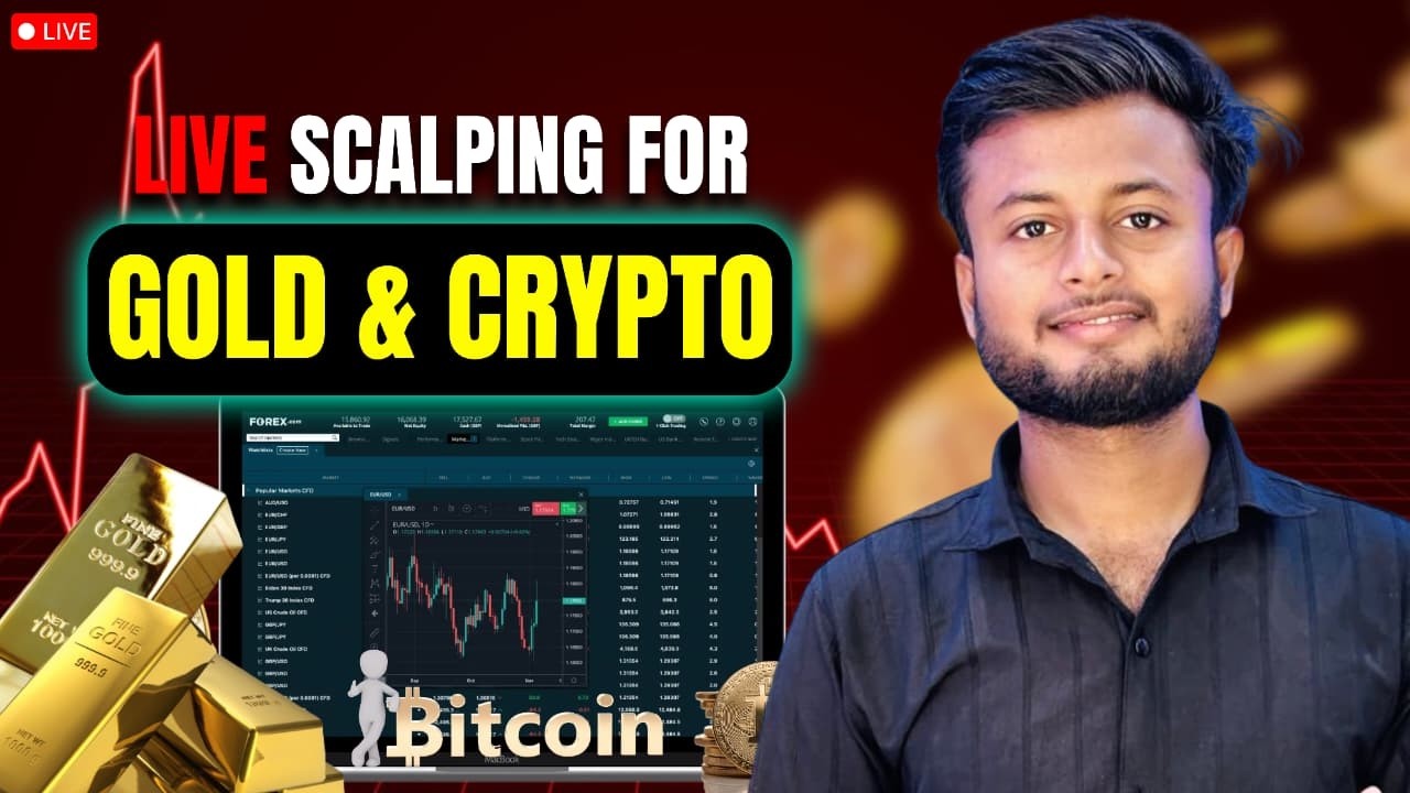 Live Crypto & Gold Analysis | 19/May |BITCOIN, XAUUSD, SCALPING| #crypto #bitcoin #forex #gold