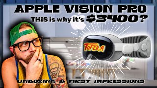 Why is the APPLE VISION PRO $3400?? Let’s UNBOX IT!