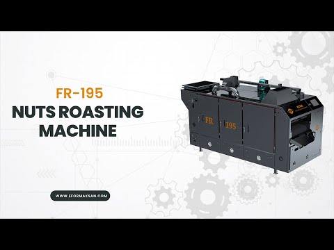 Печь туннельная для жарки орехов, арахиса и семечек