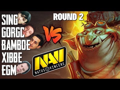 SING GORGC BAMBOE EGM XIBBE vs NA'VI - Round 2 (SingSing Dota 2 Highlights #1438)