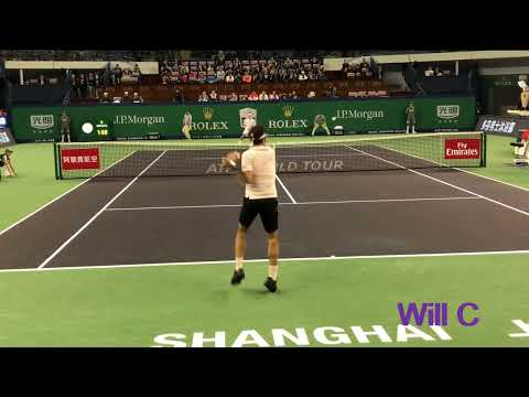 [Court Level HQ] Federer VS Nishikori 2018 Shanghai Masters QF