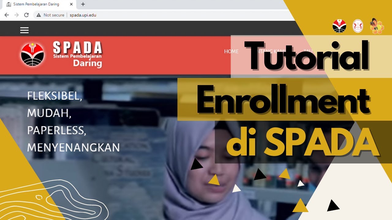 Tutorial Cara Enrollment  di SPADA UPI