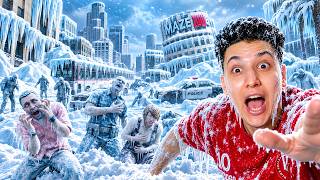 مدينة GTA 5 اتجمدت بالكامل 🥶❄️ حاولت أنجو من أبرد يوم في جاتا !