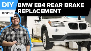 BMW X1 Rear Brake Pad & Rotor Replacement DIY (2013-2015 BMW E84 X1 xDrive35i, sDrive28i)