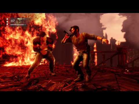 Uncharted 3 Drake's Deception Remastered - Chap 7: Escape Burning Chateau Action Set-Piece Sequence