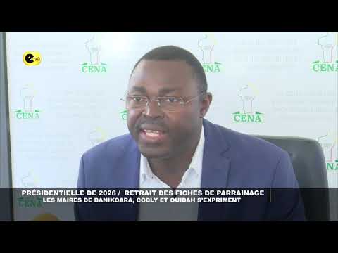 🛑Retrait des fiches de parrainage : les maires de Banikoara, Cobly et Ouidah s'expriment