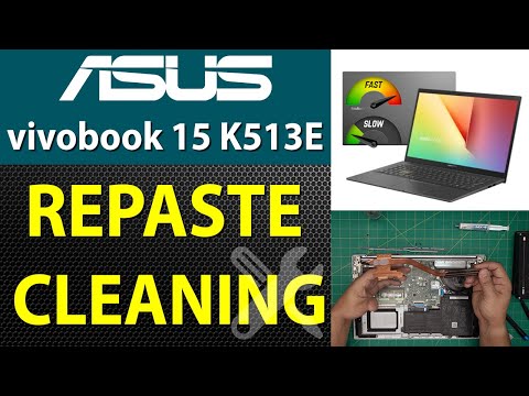 How to Repaste and Clean Asus VivoBook 15 K513E - Step-by-Step Guide🧹✅