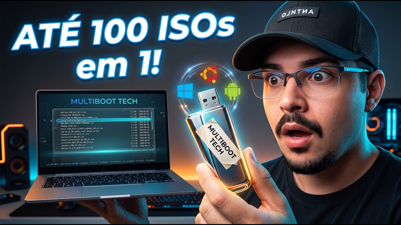 Como Criar o Pen Drive Mágico (Vários Sistemas Operacionais em 1 Só!)