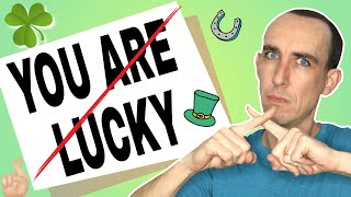 DON'T Say "You Are Lucky!" 🍀 🇮🇪 Expand Your English Vocabulary