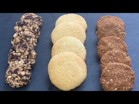 Biscuits Kekse aus Kokosmilch , Mandelmilch & Hafermilch Trester