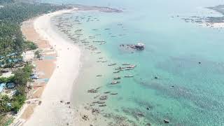 preview picture of video 'The Beauty of Ngapali Beach Fishing Harbour'