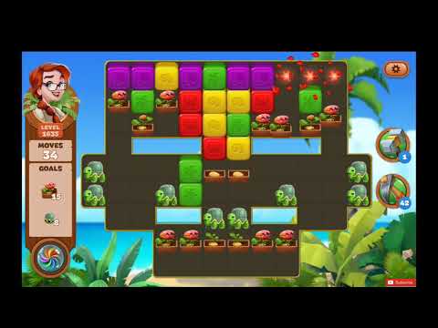 Lost Island Blast Adventure Level 1635 NO BOOSTERS - A S GAMING ✔