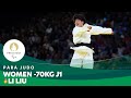 Li Liu Gets Gold In Women 70Kg J1 Final Para Judo Paris 2024 Paralympics