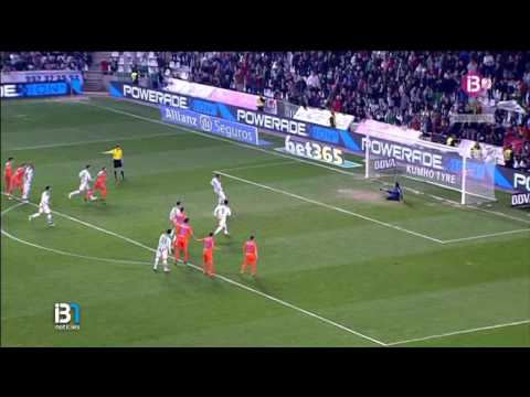 Gol Gillas Penalti Córdoba 1 - Valencia CF 2. Liga BBVA 14/15