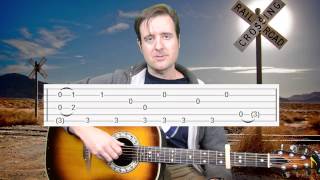 Queen of California(Acoustic) - Vevo version by John Mayer - Guitar lesson with TAB