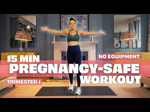 15 Minute PREGNANCY-SAFE Bodyweight Workout with Courtnay | The Body Coach TV