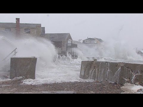 Scituate Roads Flood During Morning Snowfall