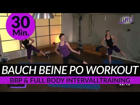 30 Min. Bauch Beine Po & Full Body Workout for tuning your body