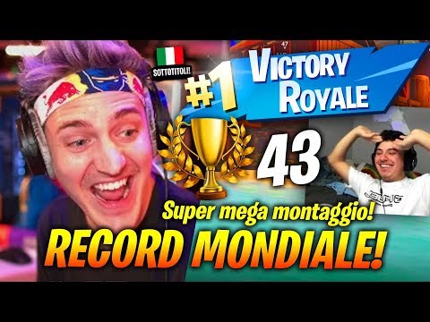 NINJA BATTE IL RECORD DI VITTORIE DI FILA IN DUO con REVERSE2K! Super mega MONTAGGIO! 🏆