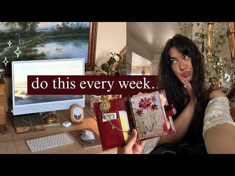 my weekly life admin routine & tools ✨ 30 minutes for a better week!!