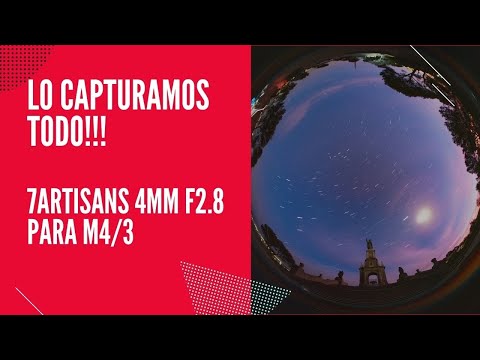 Fotografia nocturna con 7artisans 4mm f2.8 - Lo capturamos todo en time lapse nocturno