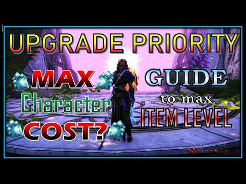 Upgrade Priority for MAX Item Level! COST of Max Character Breakdown - Mod 20 Neverwinter