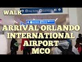 Arrival Orlando International Airport Florida USA
