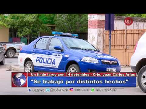 Numerosos detenidos durante el fin de semana largo