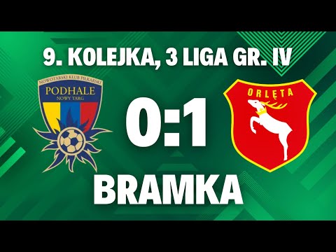 Podhale Nowy Targ - Orlęta Radzyń Podlaski 0:1 (0:1) | Bramka