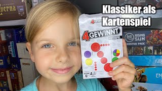 4 gewinnt Kartenspiel - kleine Reihe von Hasbro - ab 6 Jahre