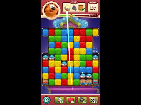 Toon Blast Level 2456 - NO BOOSTERS 🐻🐺🐱 | SKILLGAMING ✔️