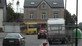 preview picture of video 'Bus and train in Honvelez and Gouvy, September 15, 2008'