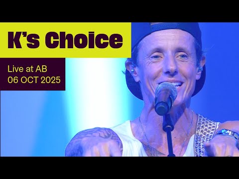 K's Choice plays 'Paradise in Me' Live at AB - Ancienne Belgique (Rewind concert)