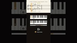Download lagu Eb Major Arpeggio, 2 Octaves · Piano Fingering · Hands Together #Shorts mp3 Download lagu Eb Major Arpeggio, 2 Octaves · Piano Fingering · Hands Together #Shorts mp3