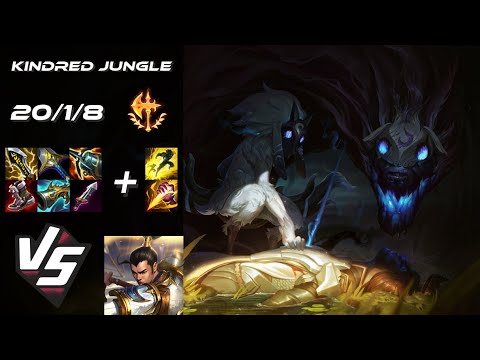 JUNGLE Kindred vs Xin Zhao - EU Challenger Patch 14.5.1
