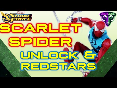Scarlet Spider - unlock & red stars - Marvel Strike Force - MSF