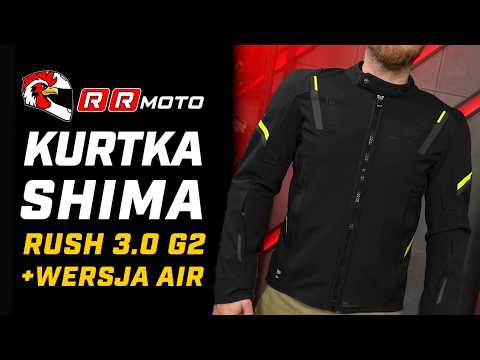 SHIMA RUSH 3.0 G2 + wersja AIR _ kurtka motocyklowa trójwarstwowa | AA, system G2, G_FLEXX