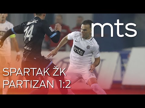 FK Spartak Žk - FK Partizan 1:2, LLT SLS 14. kolo, sezona 2020/21