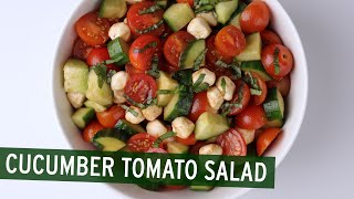 How to Make Cucumber Tomato Salad