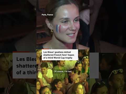 Video Thumbnail: Spain fans celebrate win over France at World Cup semifinal