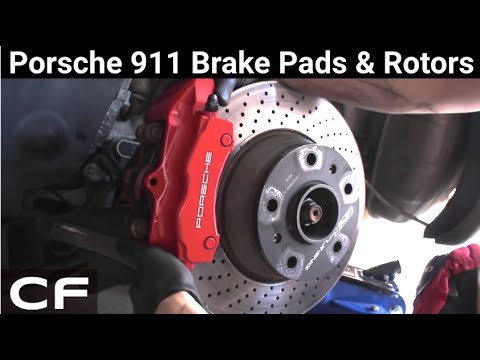 How to Change Porsche Brakes - Brake pad and rotor tutorial on my 911