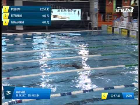 Serie 1 dei 400 Misti Ragazzi M - 7° Trofeo SOGEIS Montichiari