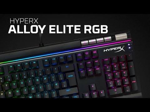 RGBᥫ˥륲ߥ󥰥ܡ HyperX Alloy Elite