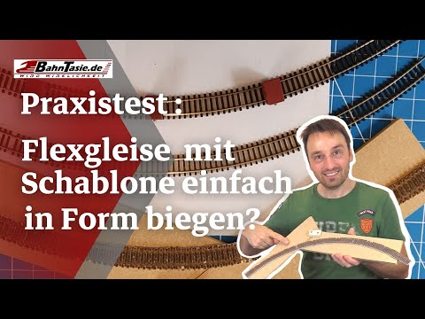 Practical test: Template to make it easier to bend flex tracks into shape