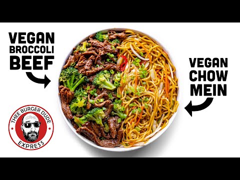 VEGAN Broccoli Beef & Chow Mein like PANDA EXPRESS but...